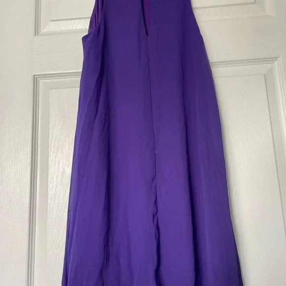 Lulu's Solemio Purple High-Neck Shift Dress, size Small - Picture 6 of 6